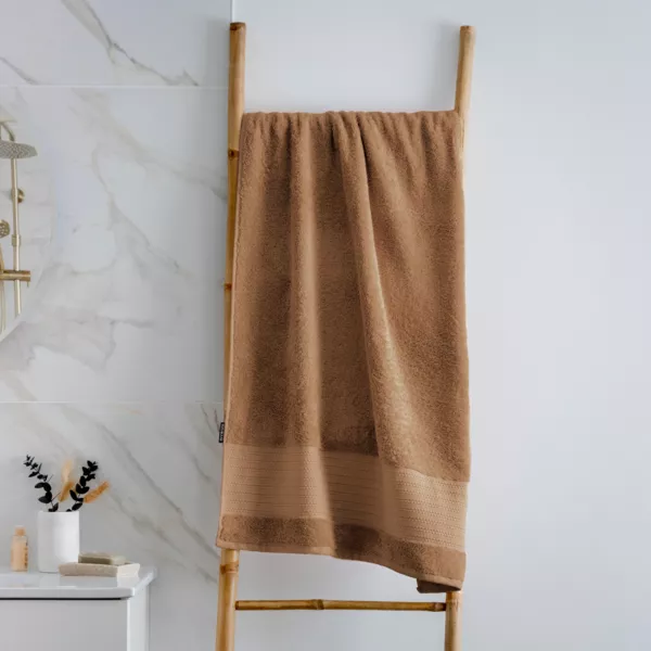 Handtuch Bio-Baumwolle (70 x 130 cm) M�line Camel