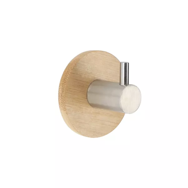 Percha adhesiva 3M bamb� (D5 cm) Cromo