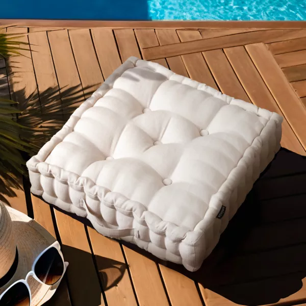 Coj�n de suelo exterior (50 x 50 cm) Sunset Crudo