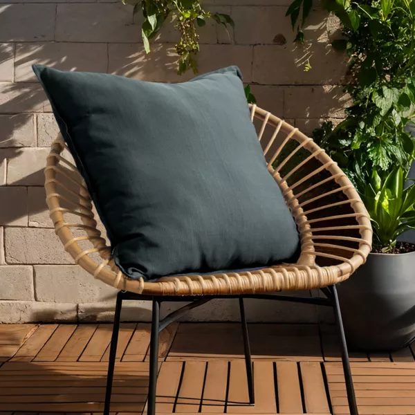 Coussin ext�rieur carr� (60 x 60 cm) Sunset Gris anthracite