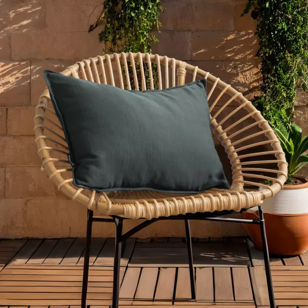 Coj�n exterior rectangular (40 x 60 cm) Sunset Gris antracita