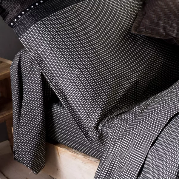 Nackenrollenbezug aus Baumwoll-Satin (L200 cm) Enzo Schwarz