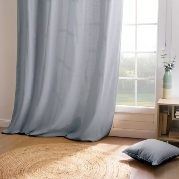 Tenda cotone (140 x 260 cm) Pixel Grigio
