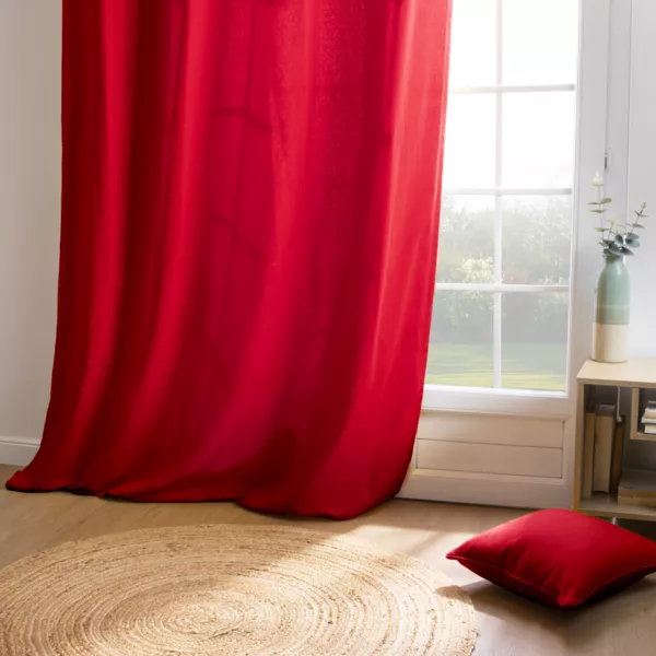 Tenda (140 x 260 cm) Kala Rosso ciliegia