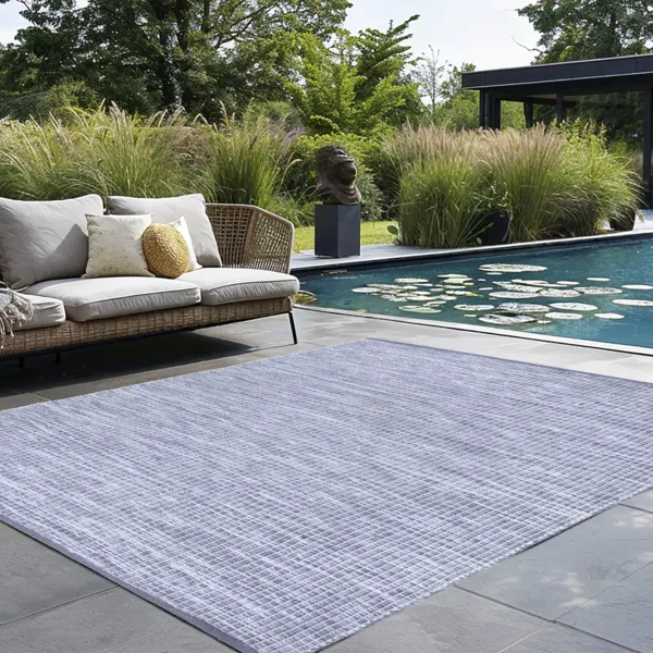 Tapis d'extérieur rectangulaire (160 x 230 cm) Bono Gris Graphite