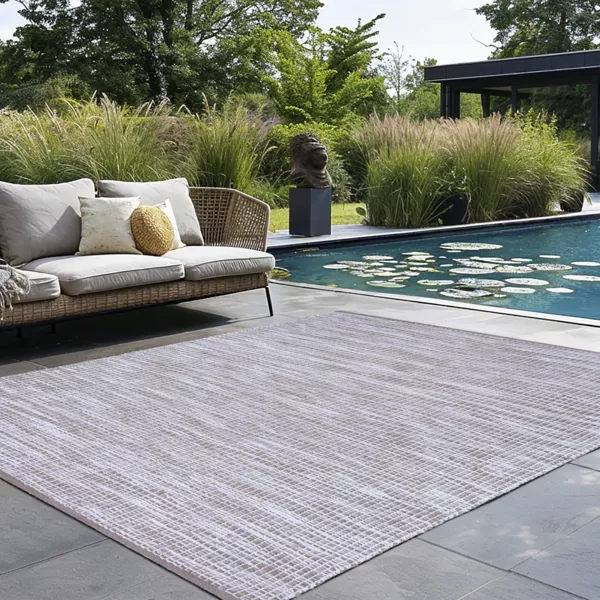 Outdoor-Teppich (160 x 230 cm) Bono Grau-Beige