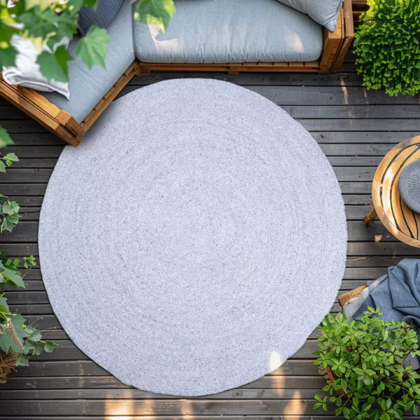 Outdoor-Teppich (D160 cm) Pablo Grau meliert