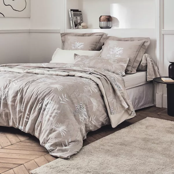 Housse de couette satin de coton (240 x 220 cm) Cayenne Marron 