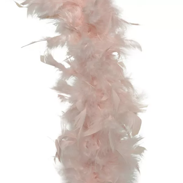 Boa plume chandelle avec lurex argent - 2 m - blanc - Plume Marcy