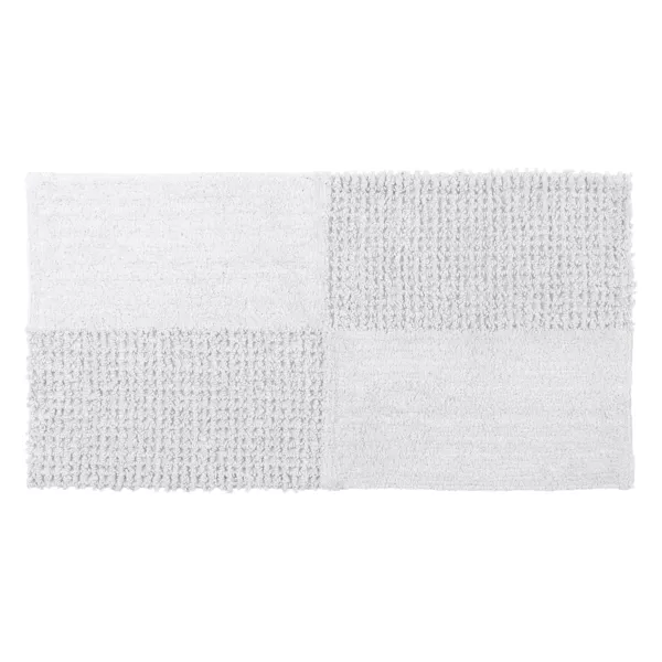 Tappeto da soggiorno cotone (45 x 90 cm) Na�l Bianco