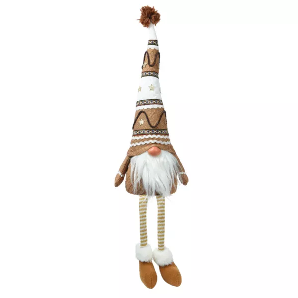 Folletto di Natale fatto a mano (H65 cm) Piccolo indiano gambe lunghe