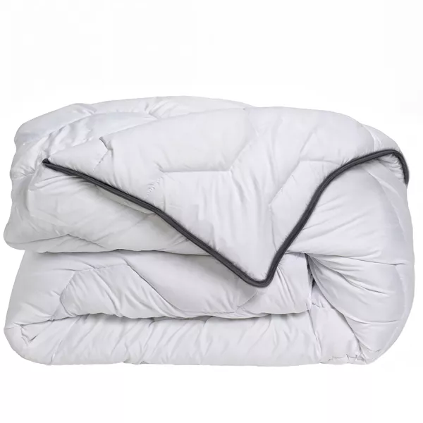 Meget varm dyne med percale bomuldsovertrek (240 x 220 cm) Galaxie Hvid