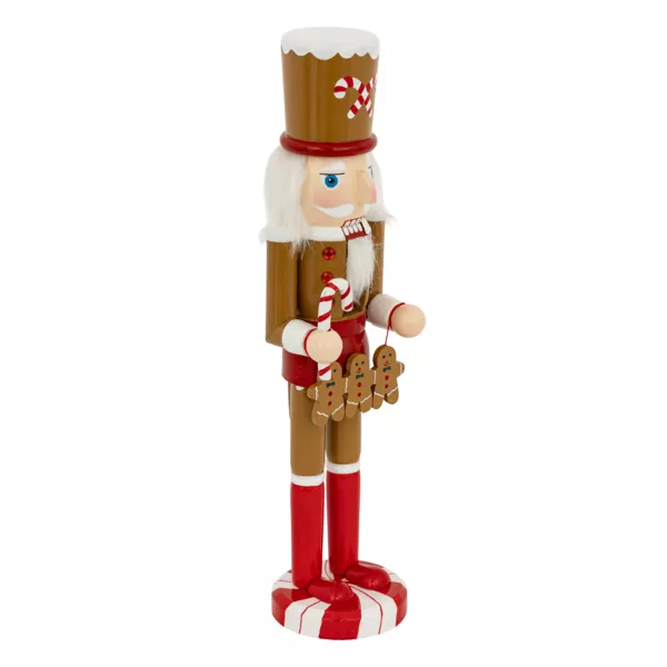 Tr� N�ddekn�kker Soldat (H38 cm) Pebern�d