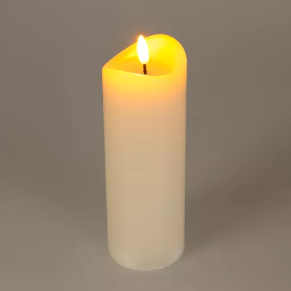 Bougie � piles LED (H15 cm) Christmas Ivoire