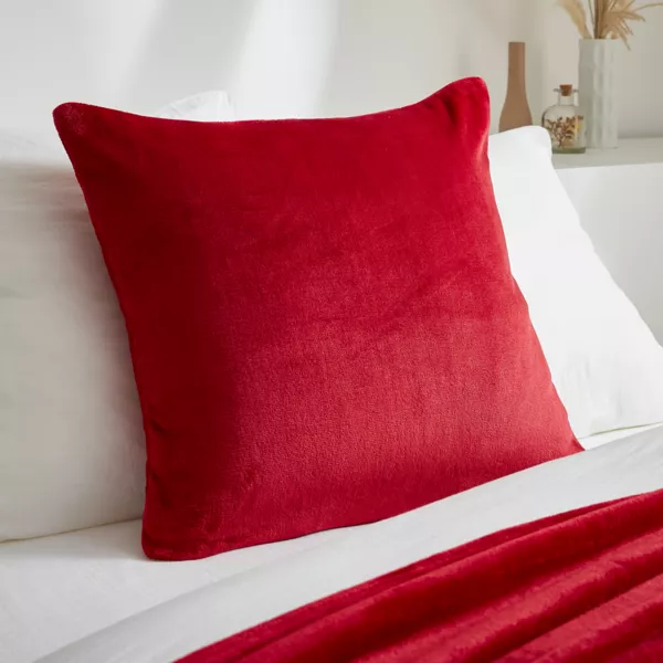 Kussenhoes vierkant flanel (60 x 60 cm) Didou Rood