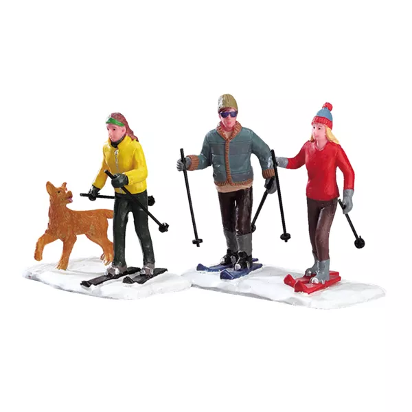 Personnages Lemax Promenade entre amis