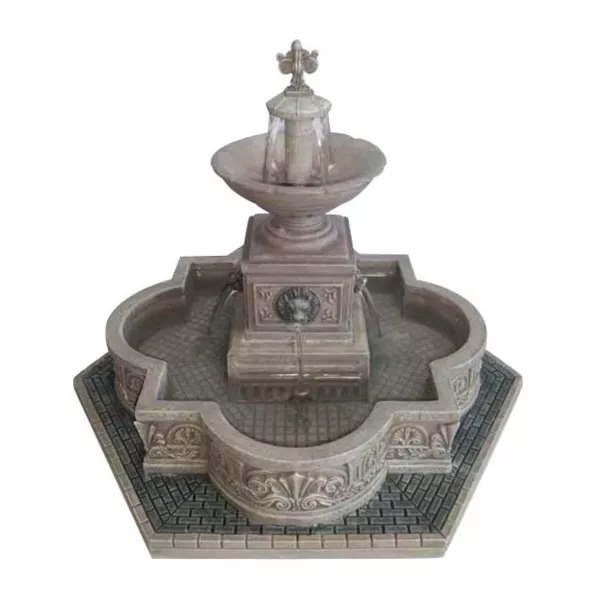 Lemax Zubeh�r Wasserbrunnen Modular Plaza