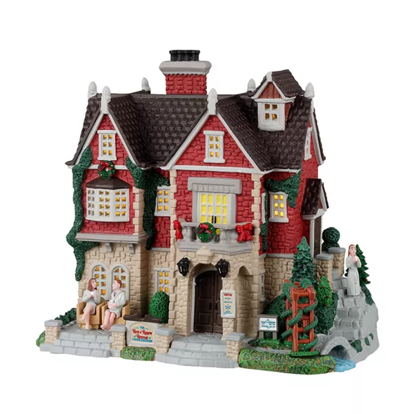 Villaggio di Natale Lemax luminoso SPA Istituto Riposo e Rinnovamento