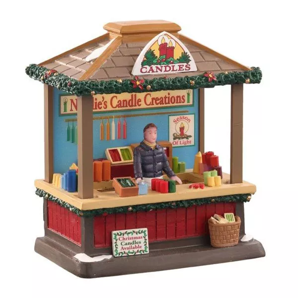 Villaggio di Natale Lemax luminoso Negozio di candele