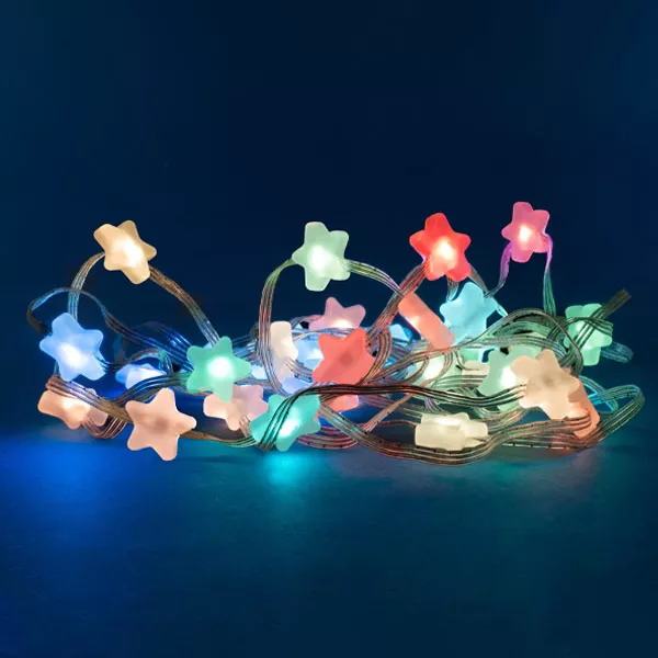 Lichtslinger 33 micro LED 4,8 m Sterren Multicolor