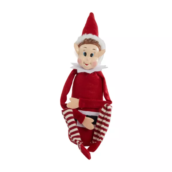 Artikuleret sk�lmsk nisse (H30 cm) Gaston den snu