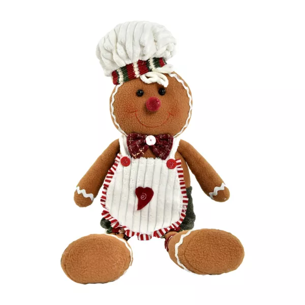 Bonhomme pain d'�pices (H28 cm) Manala Cuisinier jambes souples