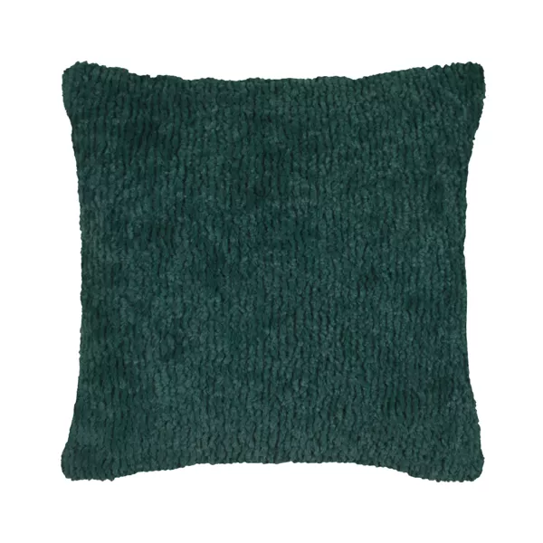 Cuscino quadrato in finta pelliccia (45 x 45 cm) Timmy Verde smeraldo