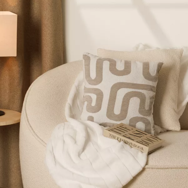 Coussin carr� (40 x 40 cm) Safina Beige