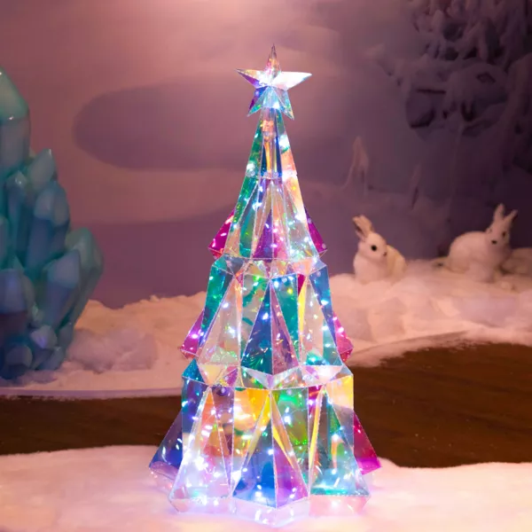 Beleuchteter Baum 60 LED (H51 cm) Ice Kaltwei�