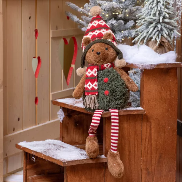 Orsaccochiotto natalizio decorativo (H68 cm) Max in montagna