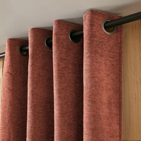 Mørklægningsgardin isolerende Total Blackout (140 x 240 cm) Magnus Terracotta