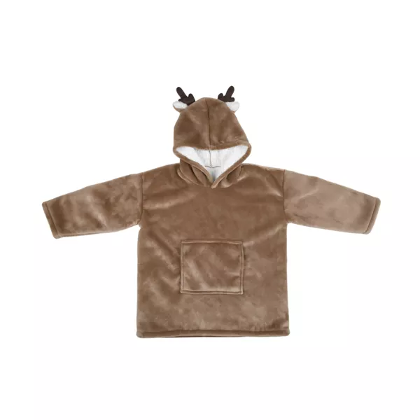 B�rne poncho plaid (60 x 95 cm) Gabin Brun
