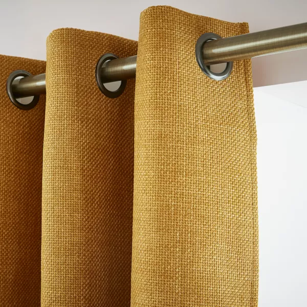 Cortina opaca t�rmica (140 x 240 cm) Alba Amarillo mostaza