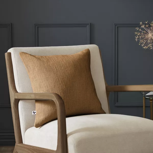 Cuscino quadrato cotone (45 x 45 cm) Sixtine Camel