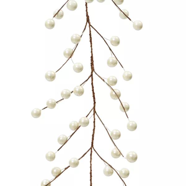 Guirlande de baies (130 cm) Christmas nature Perle