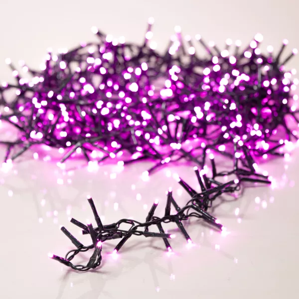 Ghirlanda di luci 11 m 500 LED cavo verde NewLuxe Rosa