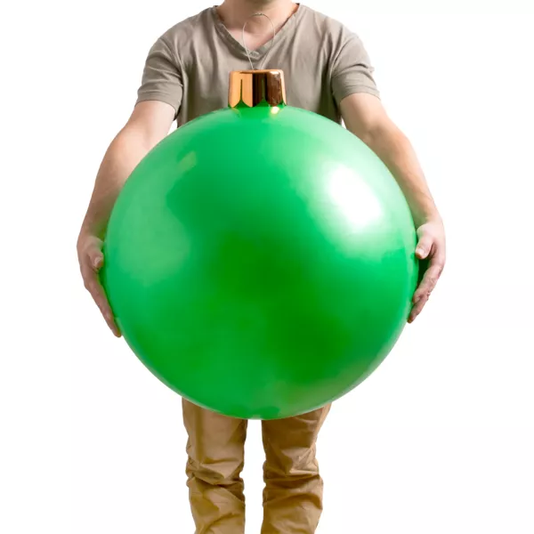 Aufblasbare Weihnachtskugel D65 cm Gr�n