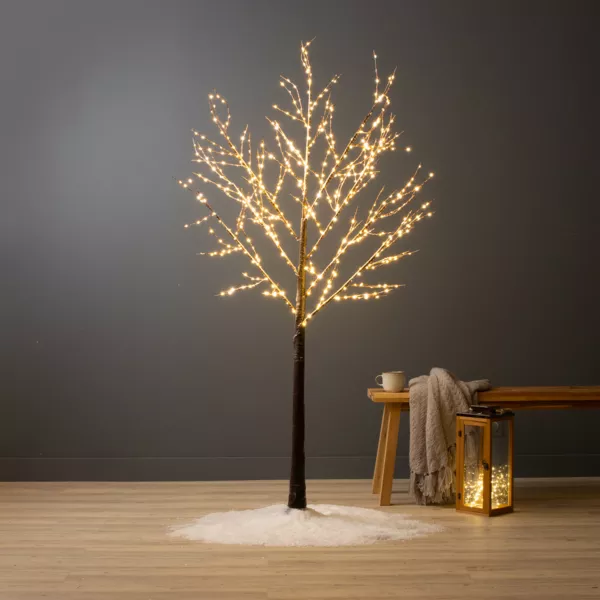 LED-Birke Betula H180 cm Warmwei�