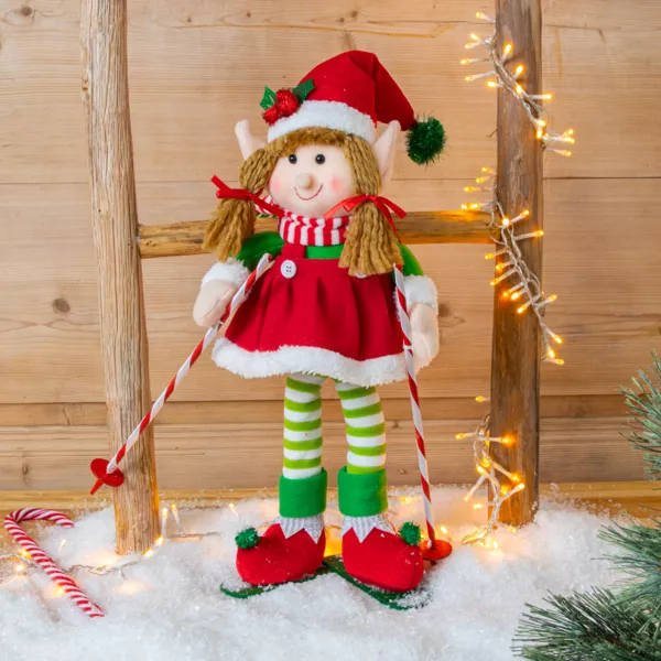 Skiende spilopmager nisse (H46 cm) Martine Multifarvet