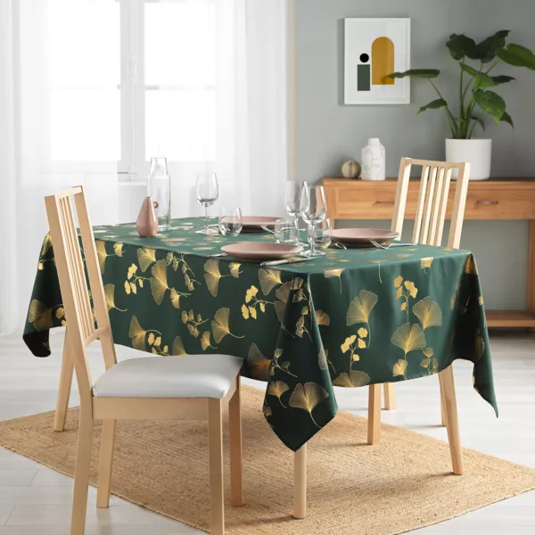 Tovaglia rettangolare (150 x 300 cm) Bloomy Verde