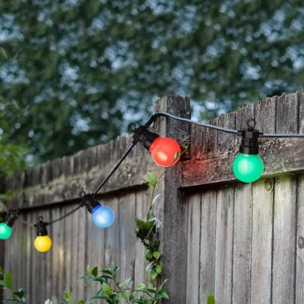 Guirlande lumineuse connectable jardin 9,5 m 20 LED Guinguette Garden Multicolore