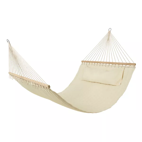 Telo per amaca 2 posti con cuscino Evasion Crema