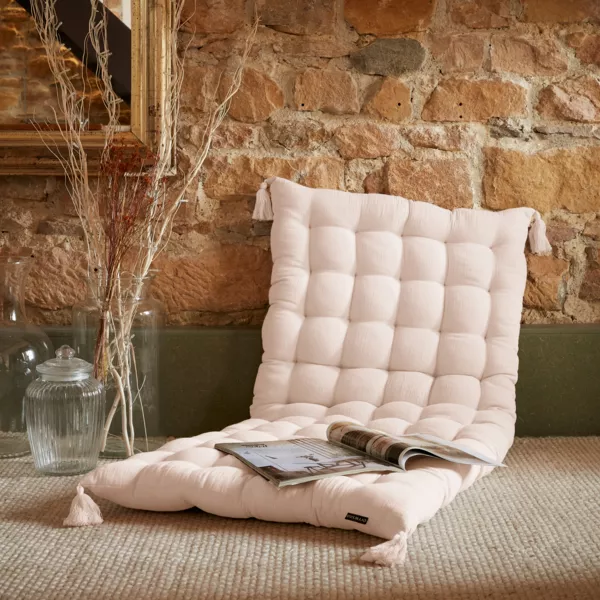 Musselin-Bodenmatratze (60 x 120 cm) Ga�a Puderrosa