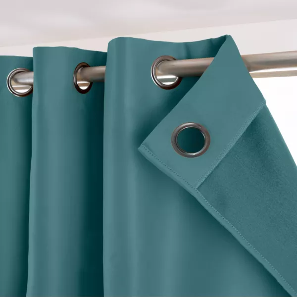 Halbverdunkelnder Thermovorhang (140 x 280 cm) Calore Petrolgr�n