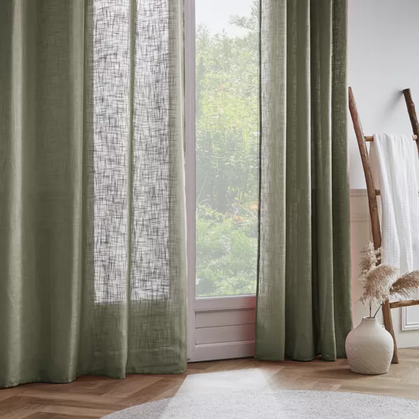 Gardine Leinen-Optik mit �sen (140 x 280 cm) Robin Rosmaringr�n