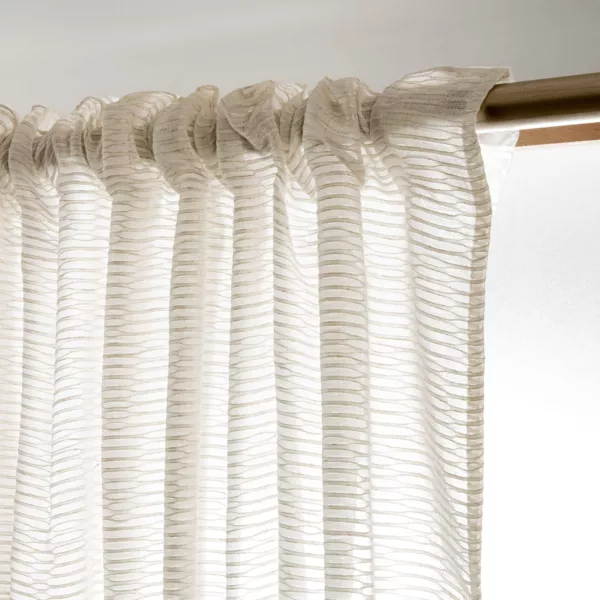 Visillo con cinta fruncida (280 x 240 cm) Ma�l Beige