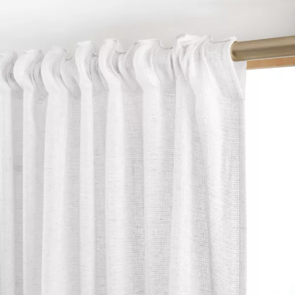 Gardine Leinen-Optik Stangendurchzug (140 x 240 cm) Luca Wei�