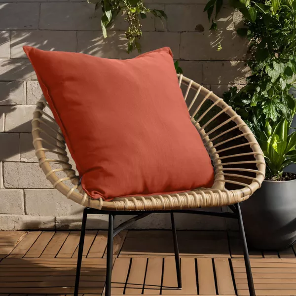 Coussin ext�rieur carr� (60 x 60 cm) Sunset Terracotta
