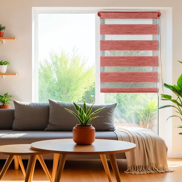 Store enrouleur Jour / Nuit (90 x 180 cm) Terracotta