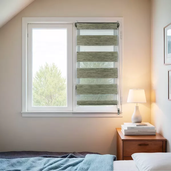 Store enrouleur Jour / Nuit (60 x 90 cm) Vert chin�